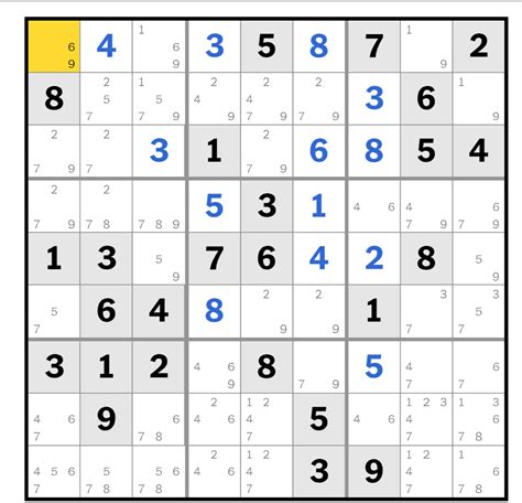 nyt sudoku hard|More.